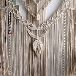 Large Macrame Wall Hanging, Boho Chic Decor - thumbnail 3
