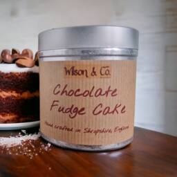 Chocolate Fudge Cake Scented Candle 230G Handmade Autumn - thumbnail 1