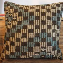 50cm - 20In Vintage Kilim Pillow Cover Handwoven - Large Medium Square Cushion Sofa - thumbnail 2
