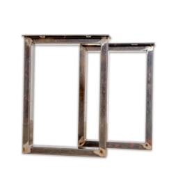 Square Industrial Steel Bench Legs - Pair - thumbnail 2