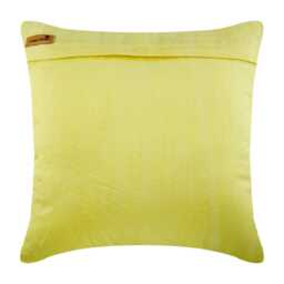 "Handmade Yellow Pillow Case 24""x24""/26""x26" - thumbnail 4