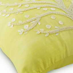 "Handmade Yellow Pillow Case 24""x24""/26""x26" - thumbnail 3