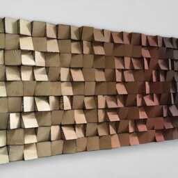 Wood Wall Art - Living Room Decor Acoustic Panel - thumbnail 3