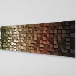 Wood Wall Art - Living Room Decor Acoustic Panel - thumbnail 4