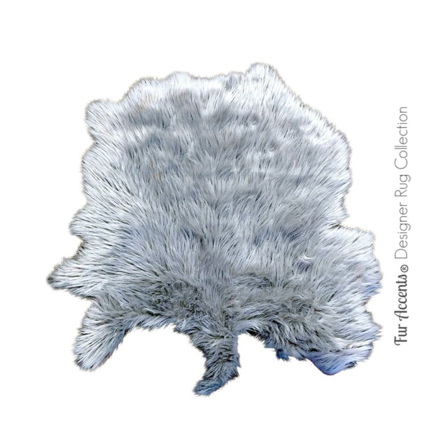 Sheepskin Pelt Faux Fur Rug - Plush Throw Rug, Handmade in Usa - image 1