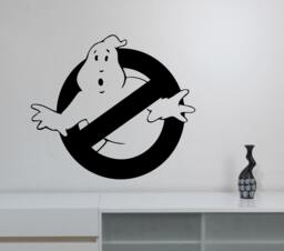 Ghostbusters Logo Sticker Vinyl Wall Decal Movie Art Decorations For Home Housewares Kids Living Room Bedroom Decor Ghs1 - thumbnail 1
