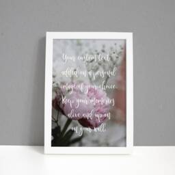 Custom Text On Your Personal Image, Quote Print, Own Photo Wall Art, Signs, Personalised Gift, Gift - thumbnail 3
