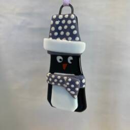 Choice Of 3 Fused Glass Christmas Decorations, Xmas Hanger, Ornament, Stocking Filler - thumbnail 3