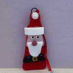 Choice Of 3 Fused Glass Christmas Decorations, Xmas Hanger, Ornament, Stocking Filler