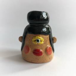 Small Ceramic Candle Holder, Home Decor Gift, Housewarming Decoration, Night Table Decorative Holder