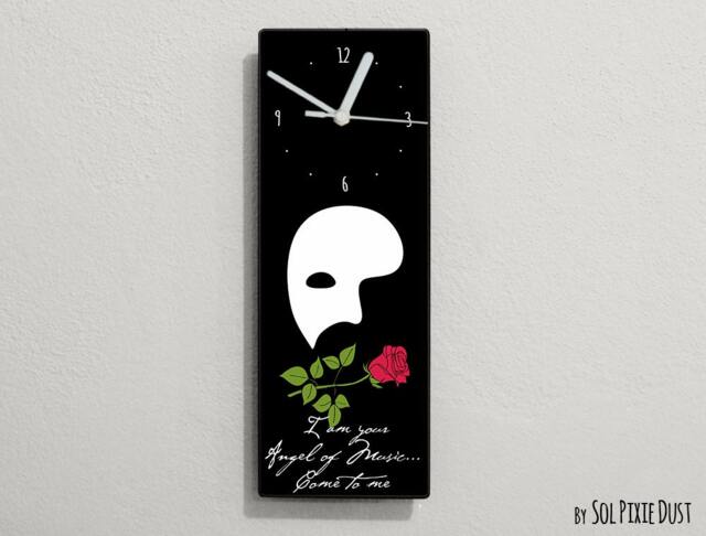 Phantom Of The Opera Quotes - I Am Your Angel Music... Come To Me Wall Clock - image 1