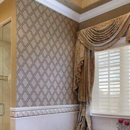 Sophia Trellis Allover - Large Stencil Designs For Home Decor Wall Stencils Cheap Room Makeover - thumbnail 2