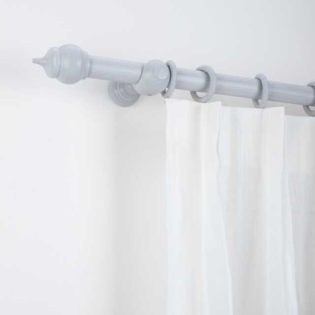 Wood Curtain Pole Kit With Byzantium Finial, Dia. 35mm - image 1