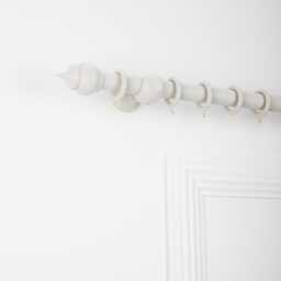 Wood Curtain Pole Kit With Byzantium Finial, Dia. 35mm - thumbnail 3