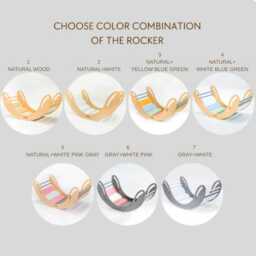 Montessori Rocker Climbing Arch With Table Top, Toddler & Kids Activity Table, Wooden Furniture, 1st Birthday Gift - thumbnail 3