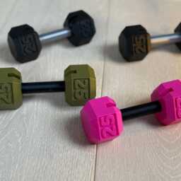 Dumbbell Business Card Holder - Personal Trainer Gift Gym Fitness Desk Accessory Chiropractor - thumbnail 3