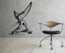 Baseball Wall Vinyl Decal Sports Stickers Art Design Murals Interior Home Decor - 7Bsb2 - thumbnail 1