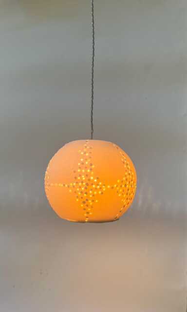 Coral, Porcelain Hanging Lamp - image 1
