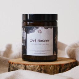 Dark Academia Candle, Citrus, Rum & Roses Scent, Bookish Decor, Gift For Readers - thumbnail 3