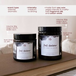 Dark Academia Candle, Citrus, Rum & Roses Scent, Bookish Decor, Gift For Readers - thumbnail 2