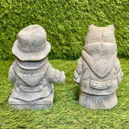 Concrete Mini Paddington Bear Ornament Outdoor Garden Sculpture Lawn Frost Protected - thumbnail 2