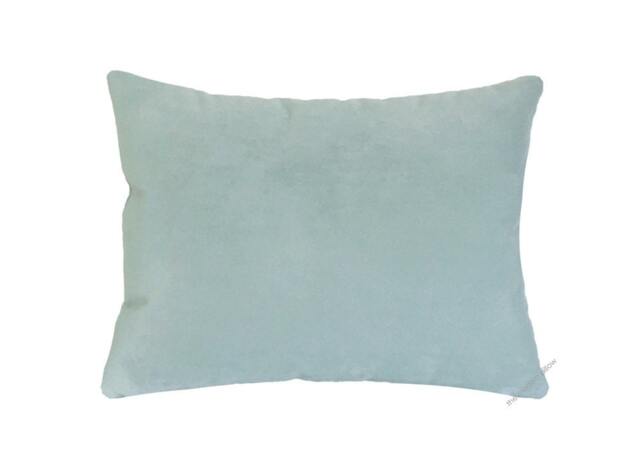Pool Green Velvet Suede Decorative Throw Pillow Cover/Case Cushion 12x16 - image 1