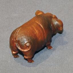 Bronze Pig Figurine Statue Sculpture Swine Art Limited Edition Signed Numbered - thumbnail 4