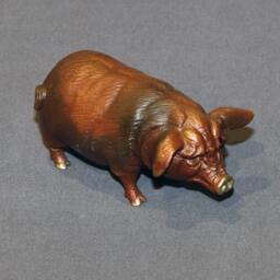 Bronze Pig Figurine Statue Sculpture Swine Art Limited Edition Signed Numbered