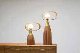 The Maya Glow Rattan Table Lamp - thumbnail 1