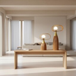 The Maya Glow Rattan Table Lamp - thumbnail 3