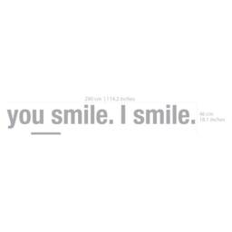 You Smile I Smile, Office, 3D, Typography, Wall, Art, Decor, PVC, Inspirational, Motivational, Work, Sucess, Decals, Stickers - Skuusis - thumbnail 2