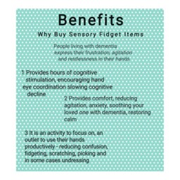 Dementia Fidget Blanket Sewing Fiddle Nana Alzheimers Seamstress Care Home Flower Pillow Dementia Activities Gift Present Elderly Muf - thumbnail 3