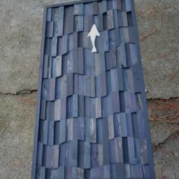 "Wood Wall Art - ""Lone Shark"" Modern Wooden Sculpture - 37""x20" - thumbnail 2