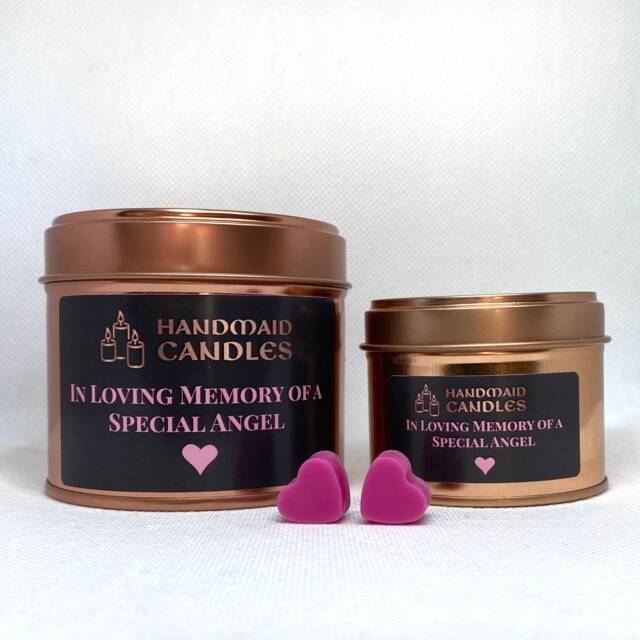 In Loving Memory Candle, Remembrance Sympathy Gift, Memorial Special Angel Loss Of Mother Baby Candle - image 1