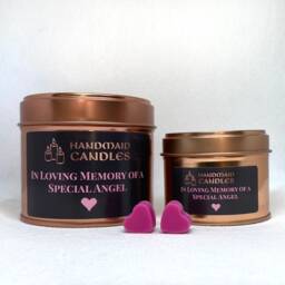 In Loving Memory Candle, Remembrance Sympathy Gift, Memorial Special Angel Loss Of Mother Baby Candle - thumbnail 1
