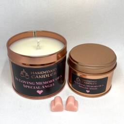 In Loving Memory Candle, Remembrance Sympathy Gift, Memorial Special Angel Loss Of Mother Baby Candle - thumbnail 2