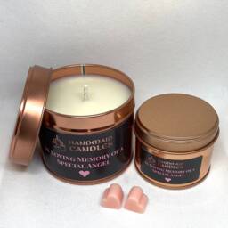 In Loving Memory Candle, Remembrance Sympathy Gift, Memorial Special Angel Loss Of Mother Baby Candle - thumbnail 3