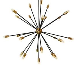 Sputnik - Elegant Sputnik Chandelier With 24 Arms Mid Century Modern Lighting Option - thumbnail 2