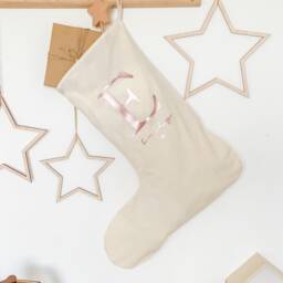 Personalised Christmas Stockings, Extra Large Stocking For Family, Santa Sack, Eve, White Stocking, Red
