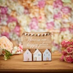 Home Is Our Happy Place House Plaque Ornament - thumbnail 2