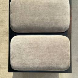 Two Person Metal Stool W/Cushions - thumbnail 3