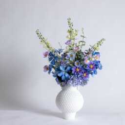 Large Textured Sculptural Vase With Ring Handles - Modern Ceramic Urn in Black Or White For Bold Interior Styling - thumbnail 3