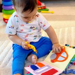 Toddler Quiet Book Montessori Sensory Toy With Fasteners - thumbnail 4