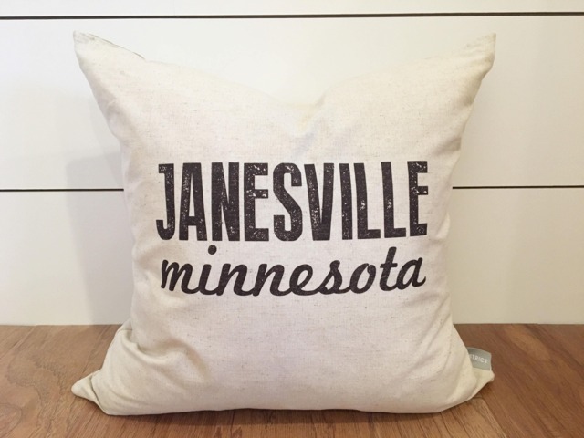 Custom City State Pillow Cover // 18 X Gift Home Decor