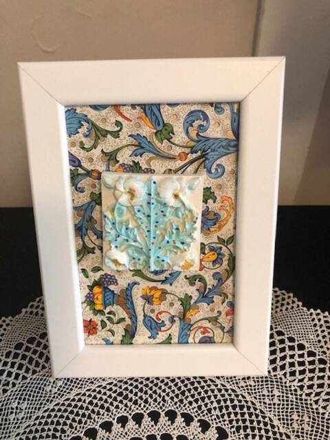3D Artwork Plaster, With Frame, Made By The Artist