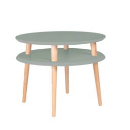 Round Coffee Table With Shelf Diameter 70cm Ufo Various Colors - thumbnail 4