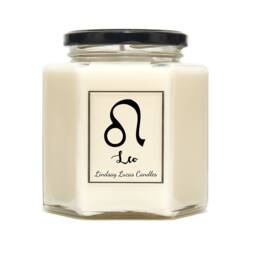 Leo Horoscope Scented Candle, Zodiac Constellation Astrology Gift, Star Sign Birthday Candles Astronomy - thumbnail 1