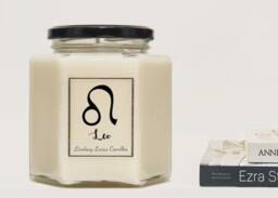 Leo Horoscope Scented Candle, Zodiac Constellation Astrology Gift, Star Sign Birthday Candles Astronomy - thumbnail 2