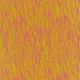 Harlequin Fabrics Grasses, Yellow Turmeric & Magenta Pink Silk Dupion Cushion Cover, Throw Pillow Cover - thumbnail 3
