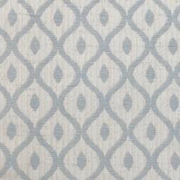 Blue Trellis Medium Window Seat - Traditional Chenille Bed End Bench Handmade in Britain - thumbnail 3